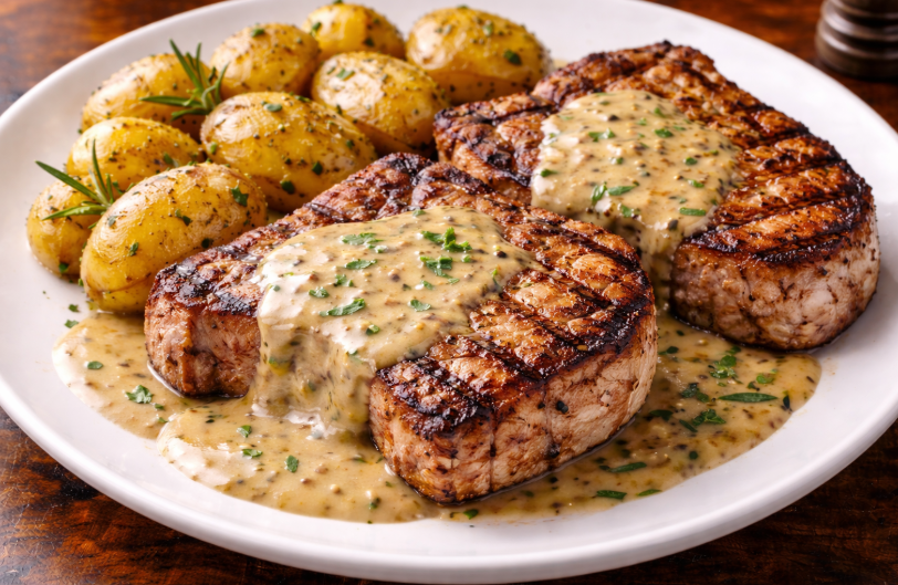 GRILLED GREAT PORK CHOPS 